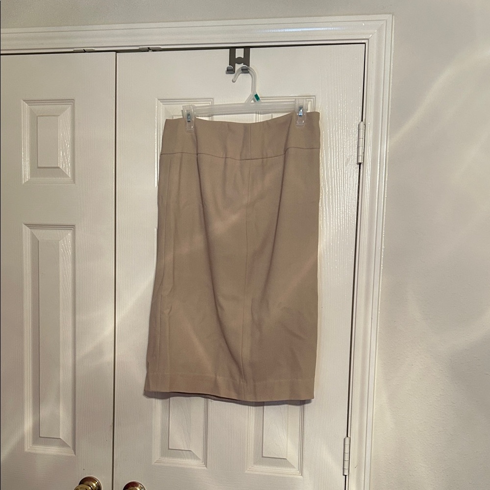 Preston & York Beige Pencil Skirt